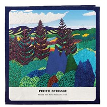민성컴퍼니 셀프 스틱 홈 핸드메이드 성장앨범 280 x 270 x 30 mm, 북유럽추상6(앨범), 블랙카드(속지), 30매