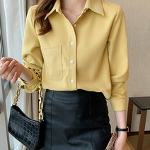 어썸풀 바인단 셔츠 블라우스