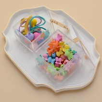 핸날 여아용 비비드 방울끈 10p + 미니 집게핀 35p 세트