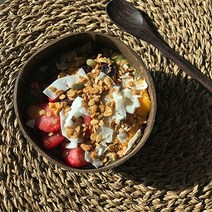 에꼬앙주 오리지널 코코넛 우드 볼 쁘띠 12cm, 혼합색상, 1개