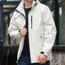 남성용 방풍 방수 야외 윈드 후드 스포츠 등산 자켓