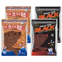 아쿠아 베스트 커플 1 떡밥 세트 아쿠아텍2 2p + 블랙 2p, 1세트