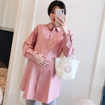 임산부 소매리본 셔츠 긴팔 수유복