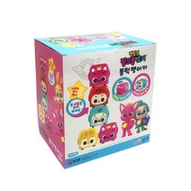 핑크퐁 명탐정 핑크퐁과 호기 블럭팽이카 24p, 혼합색상