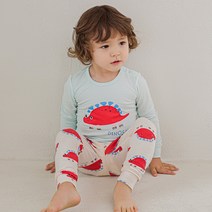 코디아이 아동용 핸리디노 싱글스판 내의 상하 세트