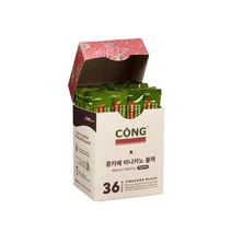 콩카페 비나카노 블랙 원두커피믹스 360ml, 36개입, 1개