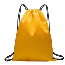 w에이블 스트링 운동 슈즈백, 01 노란색