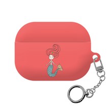몬드몬드 동화마을 에어팟 프로 하드 케이스 + 키링, 동화마을 인어