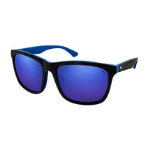 푸마 선글라스 PU-0087SK, BLUE MIRROR + BILAYER HAVANA ELECTRIC BLUE(PU-0087SK-1)