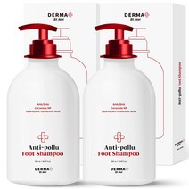 아케이 더마 안티폴루 발각질제거 풋샴푸 550ml, 1개입, 2개