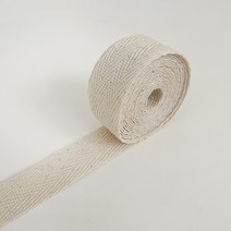 순면 웨빙끈 20mm x 900cm, 베이지, 1개