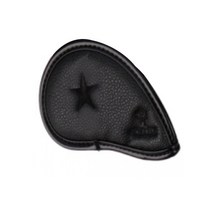 뉴즐 더블사이드 넘버 아이언 웨지커버 별 DBNIRWS0013, 올블랙 + 블랙 자수