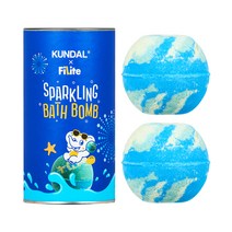 쿤달 필라이트 버블 앤 스파클링 배쓰밤 아쿠아키스 2p, 1개, 400g
