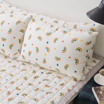 봄바람 꼰사인견 베개커버 2p