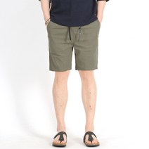 남성용 고탄력 스판 마 반바지