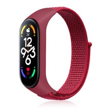 스페이스쉴드 스마트워치 모노 나일론 스포츠루프 밴드, 와인