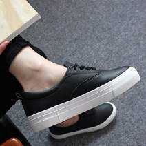 티컴퍼니 여성용 가죽 통굽 스니커즈 6392