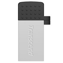 트랜센드 JetFlash 380 OTG USB 2.0 메모리 실버, 64GB