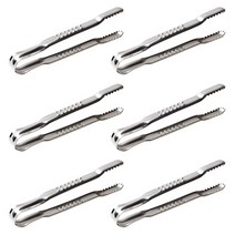 국산 미니 스텐 땡땡이 얼음집게 145mm, 6개