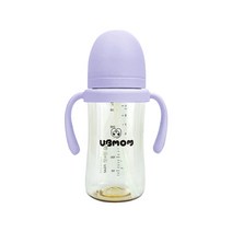 유비맘 시그니처 PPSU 역류 샘방지 유아 빨대컵 280ml, 1개, 라벤더