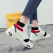 뮤베아 여성 캐주얼 하이탑 스니커즈 운동화 WS352
