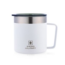 스위스밀리터리 보온보냉 베른 캠프 머그 350ml OKK-TY350, 스노우화이트, 1개