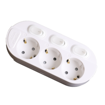 오성정밀 국산 개별 스위치 긴 멀티탭 3구 랜덤발송, 1개, 8m