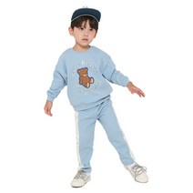 아동용 귀욤베어 긴팔 상하 바지세트