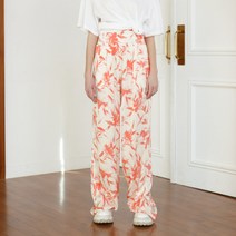 더센토르 여성용 VISCOSE FLOWER HIGH WAIST 팬츠 TC21SSPT02