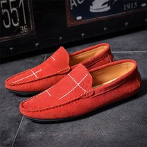 에어 남성용 더블 십자가 디자인 로퍼