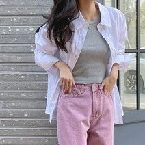 슈가펀 여성용 레텔 포켓 코튼 셔츠