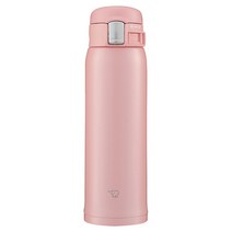 조지루시 보온보냉 원터치 텀블러, 매트 핑크, 480ml