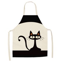 카리스 맞춤 린넨 스타일리쉬 다용도 앞치마 55 x 68 cm, A06, 1개