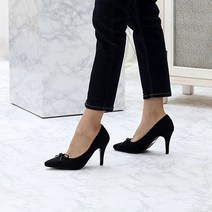 어바웃슈 베니 스웨이드 스틸레토 힐