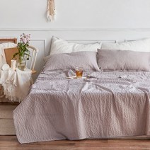 아이르 샤베트 선염 시어서커 홑이불, 타로밀크티