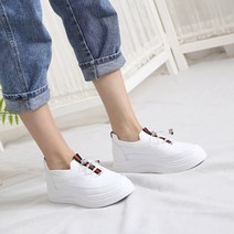 벨라노이 신고벗기 편한 스판소재 키높이 스트링 여성 슬립온 4cm