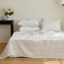 마틸라 메리제인 셔링시어서커 여름 홑이불, 화이트부케