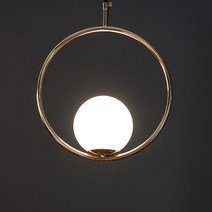 히트조명 피어 1등 펜던트 조명 D26087B, 골드