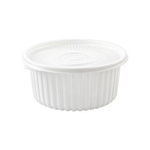 대성기업 220파이 찜용기 백색 중, 100개, 1개입