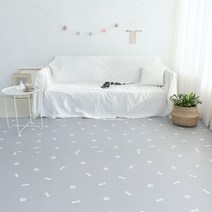 따사룸 반려동물 PVC 롤매트 9mm, 도그프린트