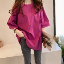 마더브띠 여성용 캐주얼코디 루즈핏 티셔츠