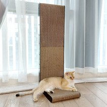 가또나인 아크릴 월 플러스 고양이 리필형 스크래쳐, 피아노블랙, 1개