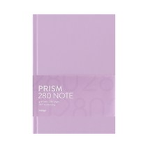 인디고 프리즘 280 모눈 양장노트 B6, 라벤더, 1개