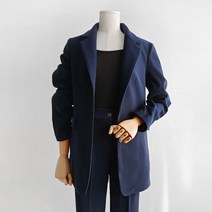 끌레느모네 여성용 좋은 기본 울 스판 자켓