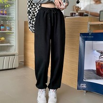 패션풀 여성용 코렌 베이직 밴딩 조거 팬츠 27935