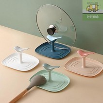 IJI458853작은새 조리도구 냄비뚜껑 받침 거치대 멀티 조리기구정리 국자받침대, 1개, No 01.작은새 조리도구 받침 화이트
