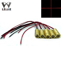 레이저각인기 조각기 마킹기 CNC 커팅기 5pcs 5v 650nm 5mw 9mm 크로스 라인 도트 921mm 산업용 레드 위치 헤드 ld 모듈 모듈 의료 포지셔닝 무선 미니, 5v 라인 ld 모듈