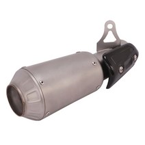 머플러 호환 오토바이 배기 시스템 머플러 이스케이프 소음기 탄소 섬유 커버 스즈키 GSXS1000 20152020, 01 Exhaust System