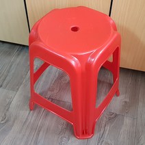 플라스틱 의자 사각의자 레드 간이의자 공연의자