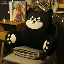 DFMEI 사무실 시트 쿠션 허리 쿠션 자동차 쿠션 허리 쿠션 의자 허리 보호대 소파 쿠션, 허스키